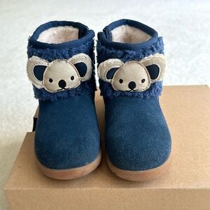 Toddler size 9 Koala Ugg Stuffie Boot - Navy Suede